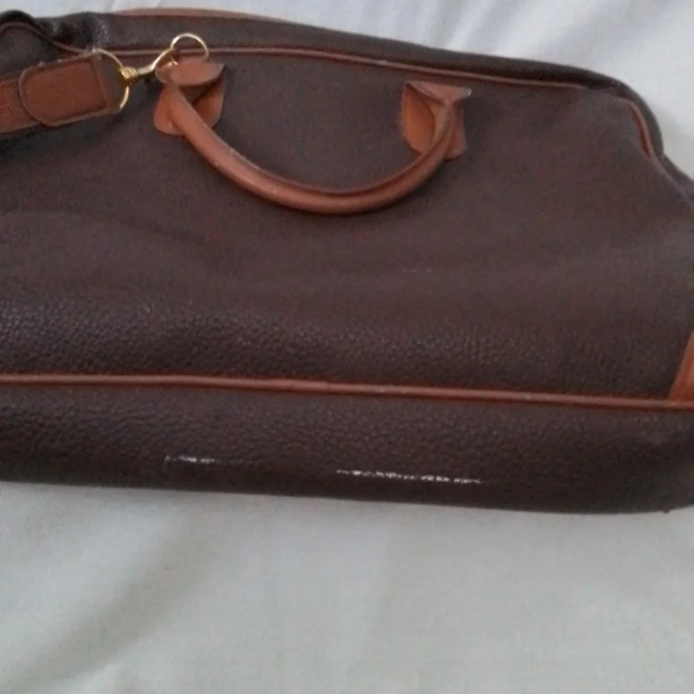 Textured Brown Laptop Bag